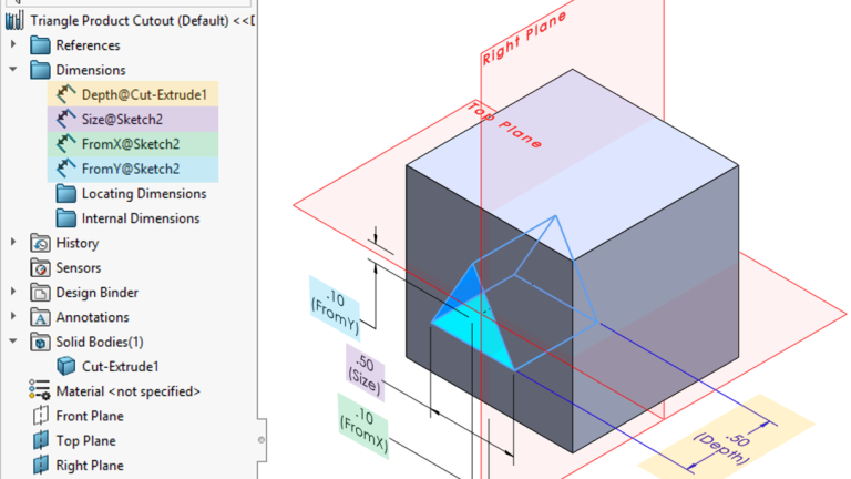 SOLIDWORKS Automation for Library Features using DriveWorks