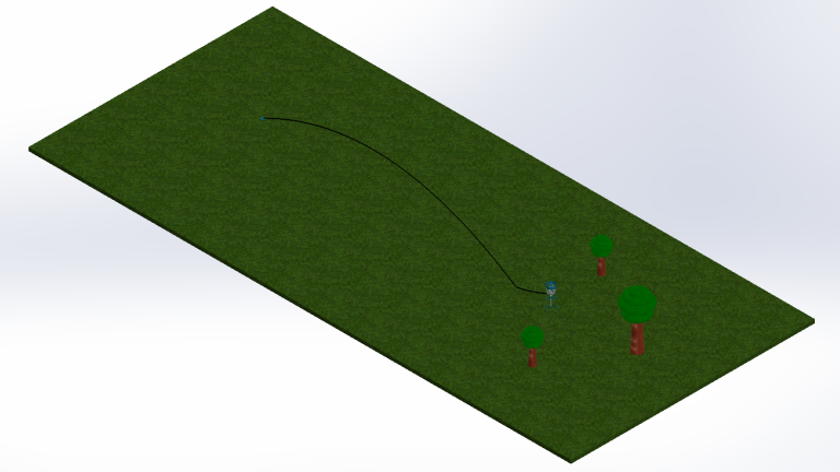 Using SOLIDWORKS Motion to Setup the Perfect Disc Golf Shot