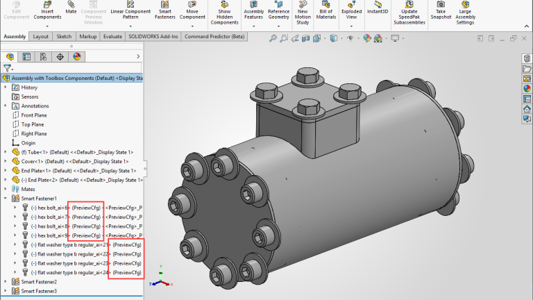 How to Fix Wrong Size SOLIDWORKS Toolbox Components