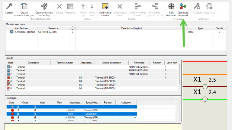 How to Use Multiple Terminal Symbols in SOLIDWORKS Electrical