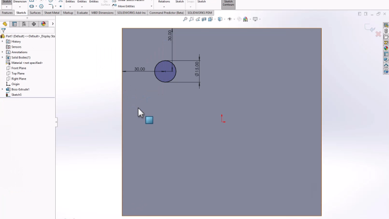 How To Dimension Holes in SOLIDWORKS